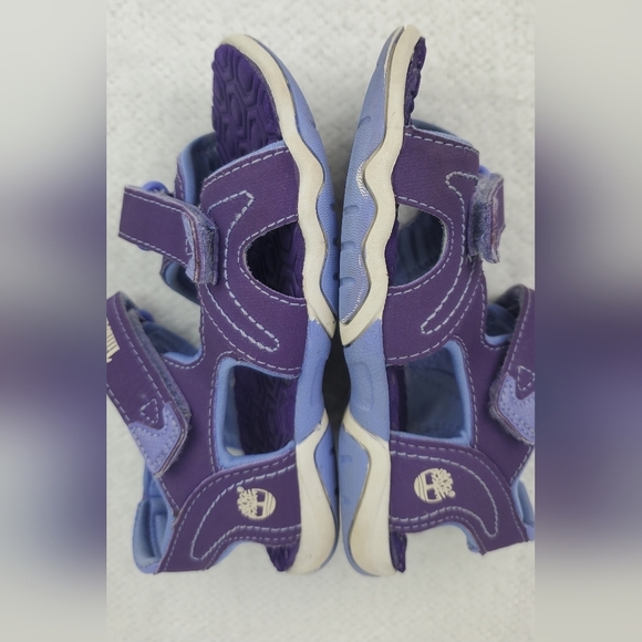 Timberland Girls Purple beach water Sandals sz 11 - Picture 6 of 8